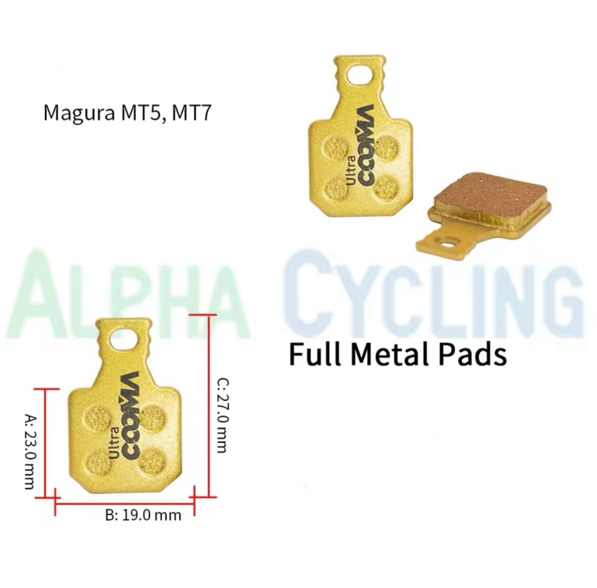 4 Ud. Pastillas de Freno Magura MT5/MT7 - 2